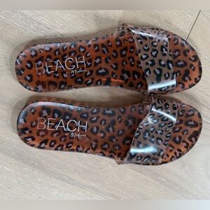 Leopard Print Women's Shoes - Beach by Melissa